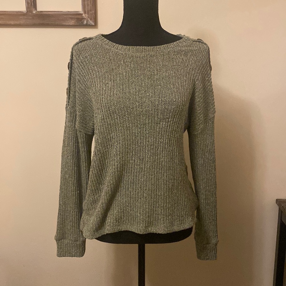 Green Knit Sweater